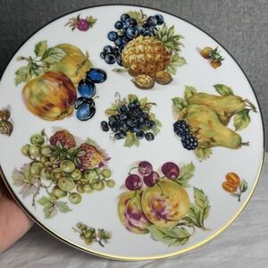 Vintage Formalities Fruit 11" Plate Baum Bros‎ Porcelain Boscov's Czech Domenica